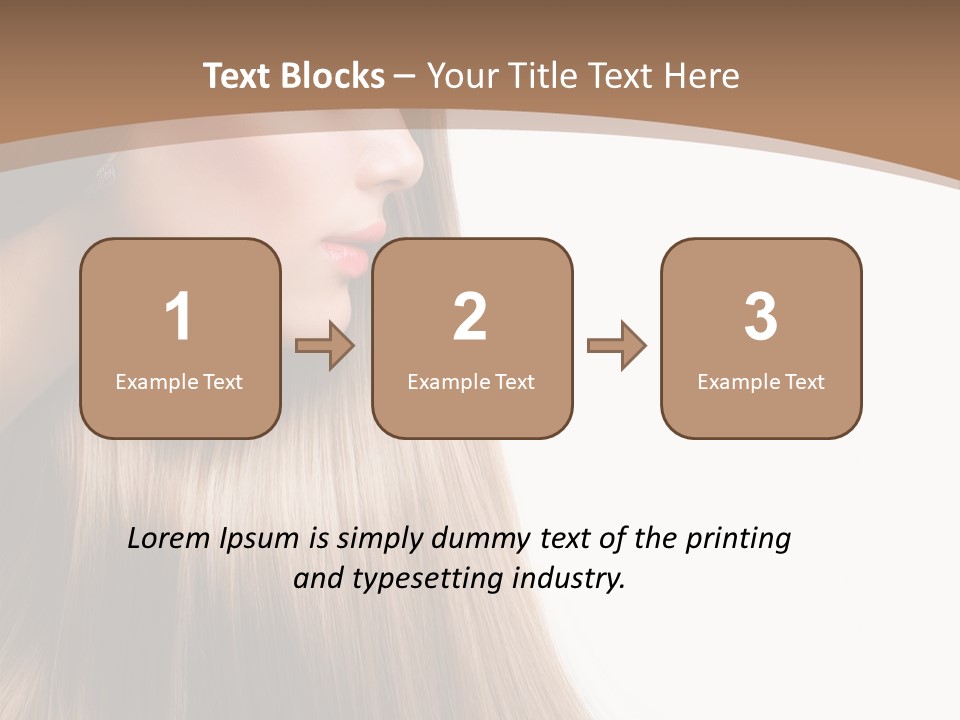 Coloring Bright Make Up PowerPoint Template