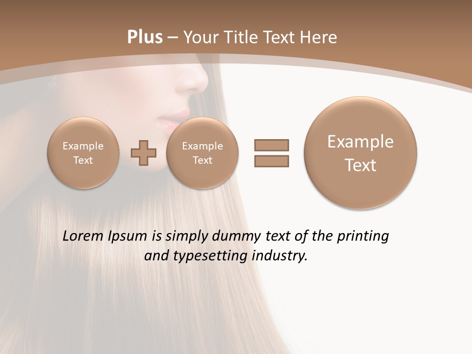 Coloring Bright Make Up PowerPoint Template