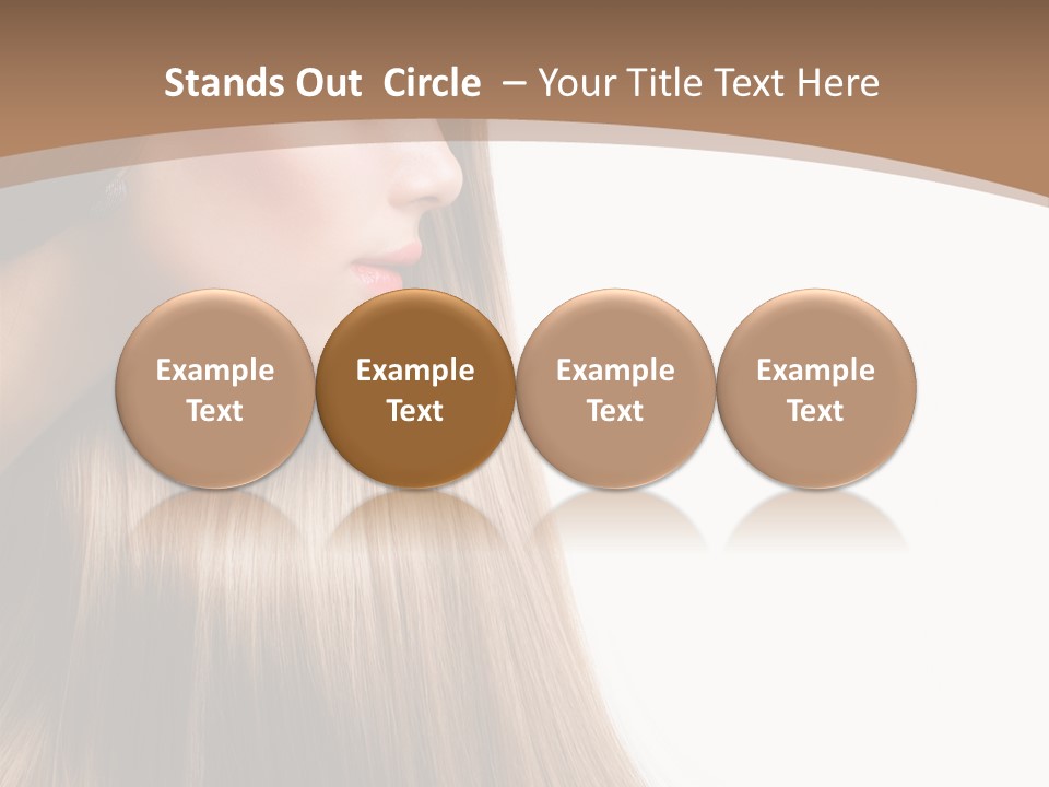 Coloring Bright Make Up PowerPoint Template