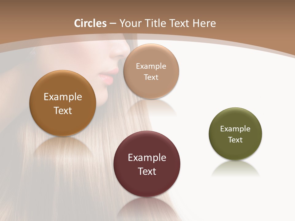 Coloring Bright Make Up PowerPoint Template