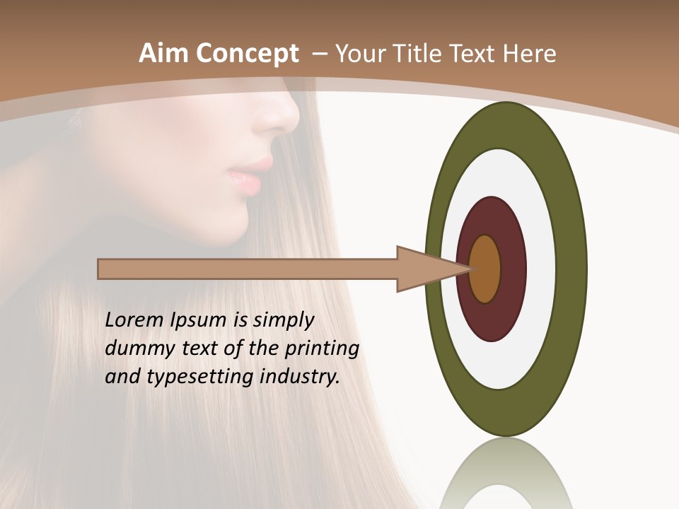 Coloring Bright Make Up PowerPoint Template