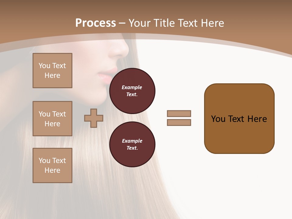 Coloring Bright Make Up PowerPoint Template