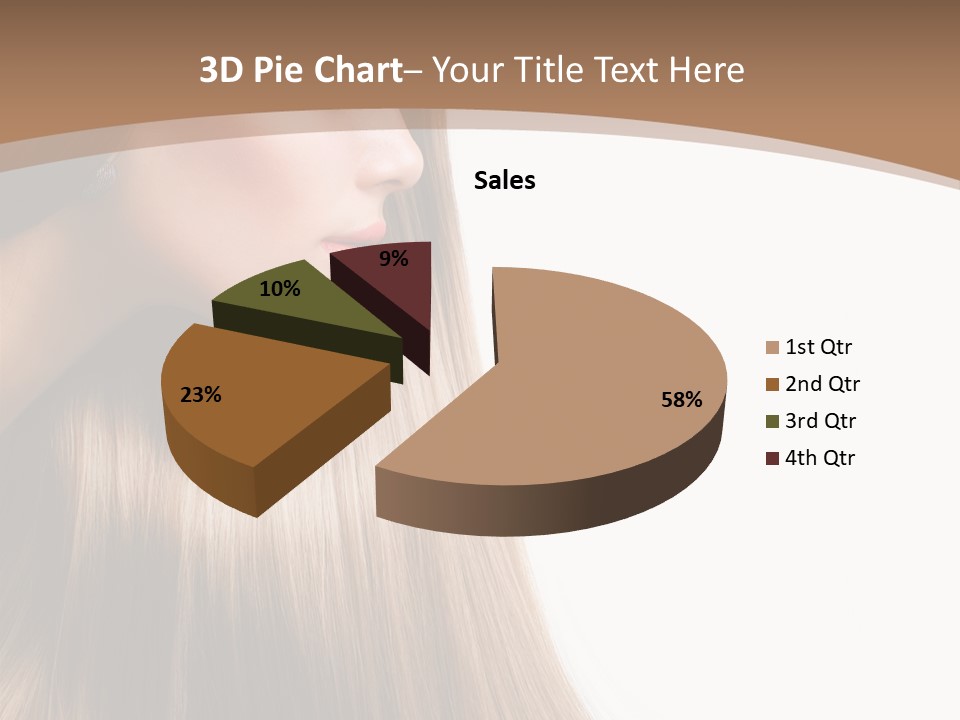 Coloring Bright Make Up PowerPoint Template