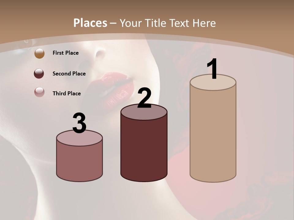 Fashion Dark Salon PowerPoint Template