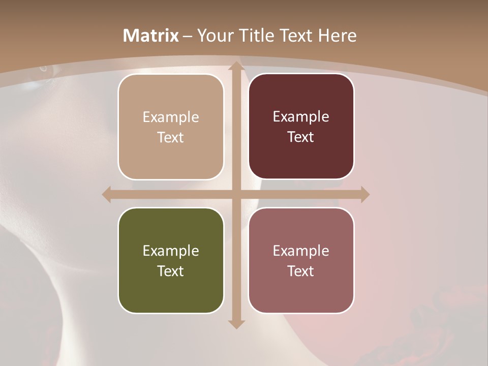 Fashion Dark Salon PowerPoint Template