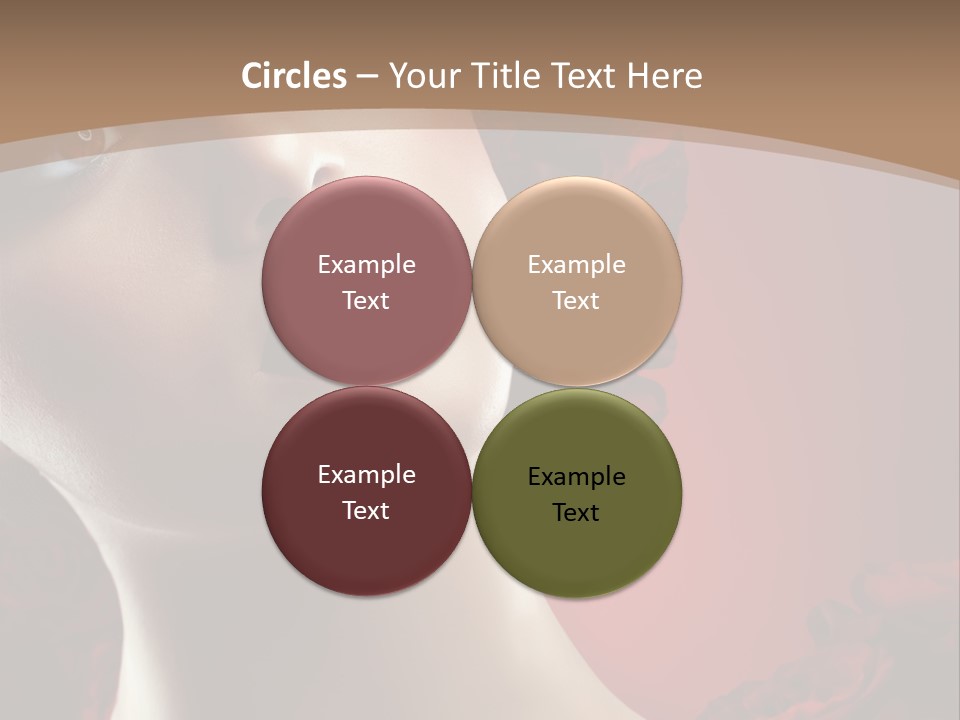 Fashion Dark Salon PowerPoint Template