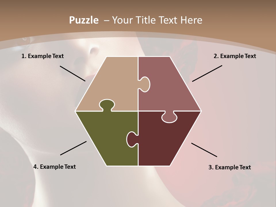 Fashion Dark Salon PowerPoint Template