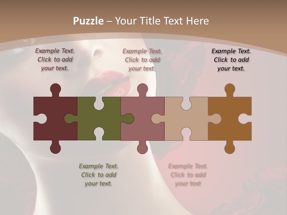 Fashion Dark Salon PowerPoint Template
