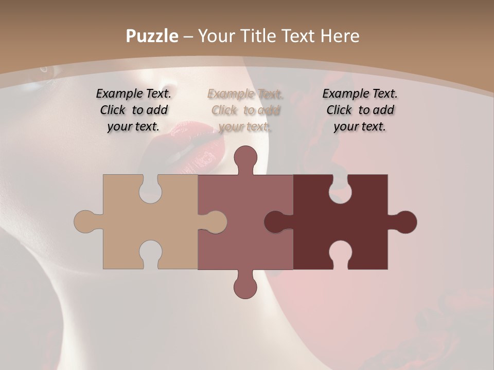 Fashion Dark Salon PowerPoint Template