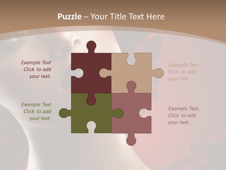 Fashion Dark Salon PowerPoint Template