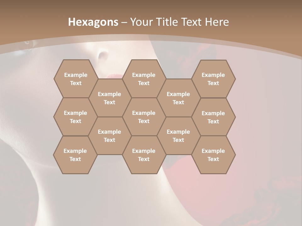 Fashion Dark Salon PowerPoint Template