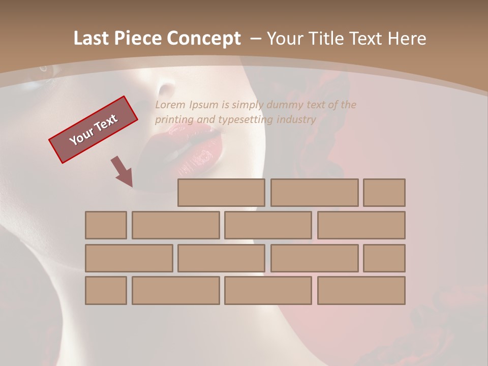 Fashion Dark Salon PowerPoint Template