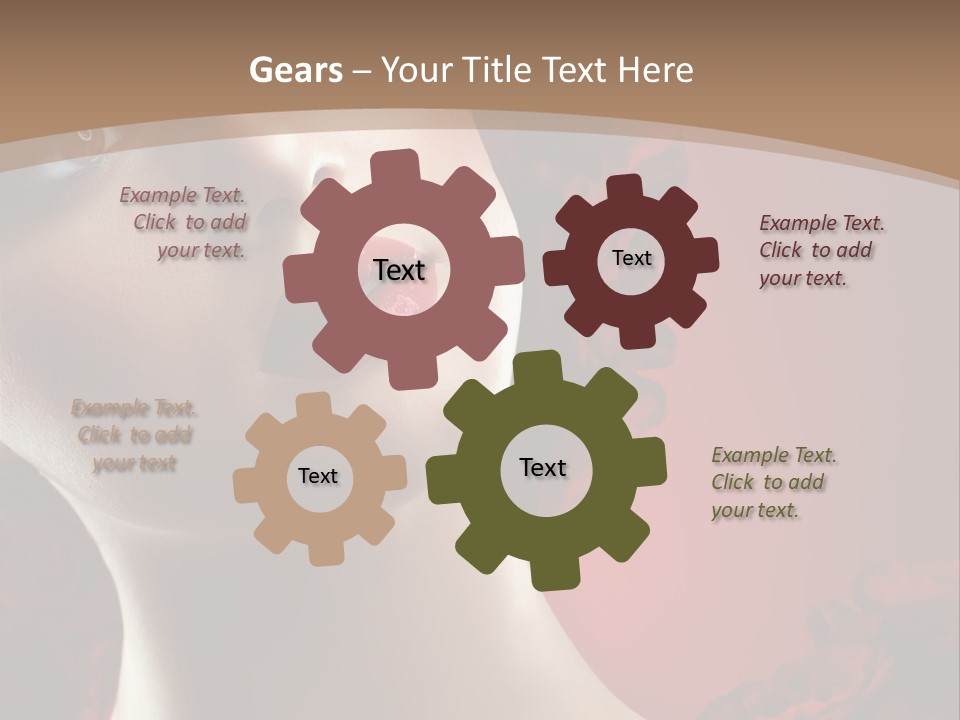 Fashion Dark Salon PowerPoint Template