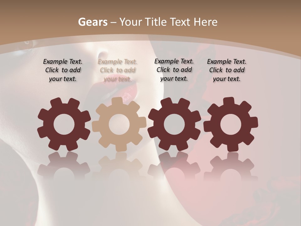 Fashion Dark Salon PowerPoint Template