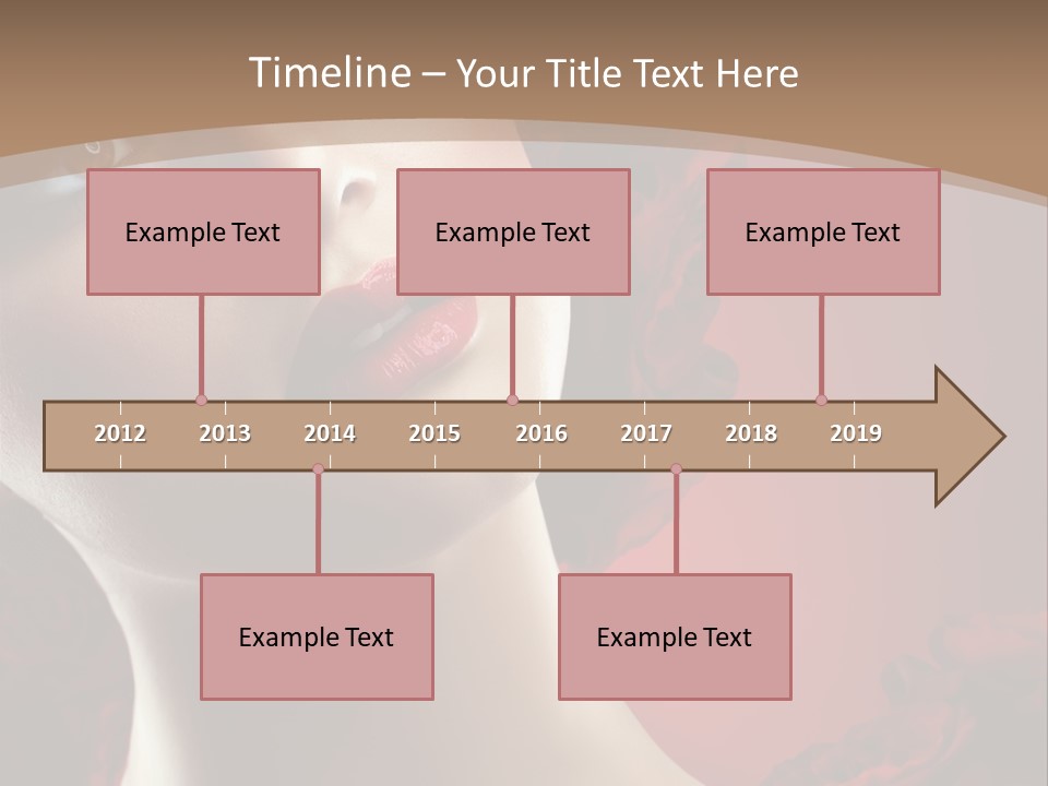 Fashion Dark Salon PowerPoint Template