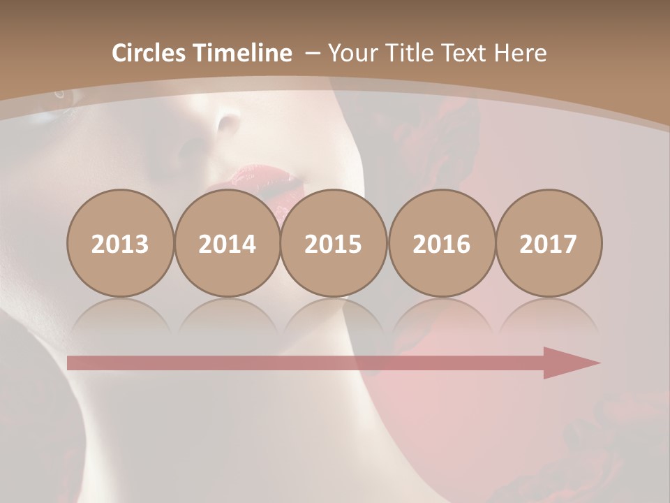 Fashion Dark Salon PowerPoint Template