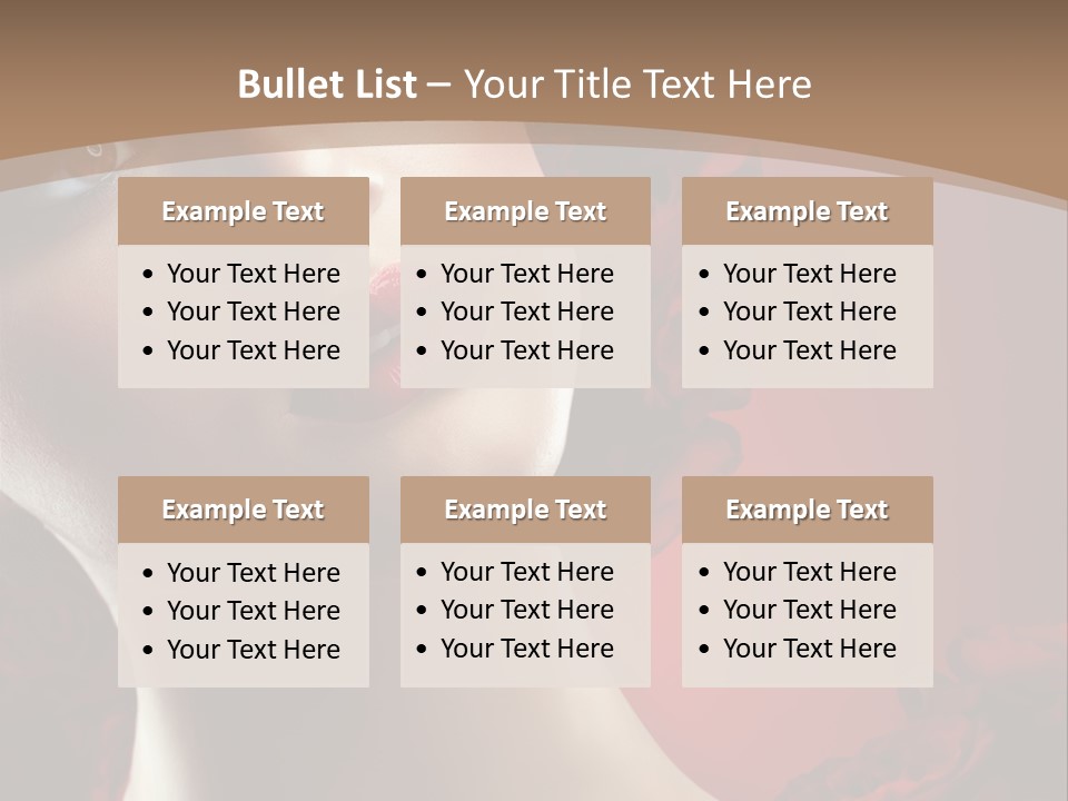 Fashion Dark Salon PowerPoint Template