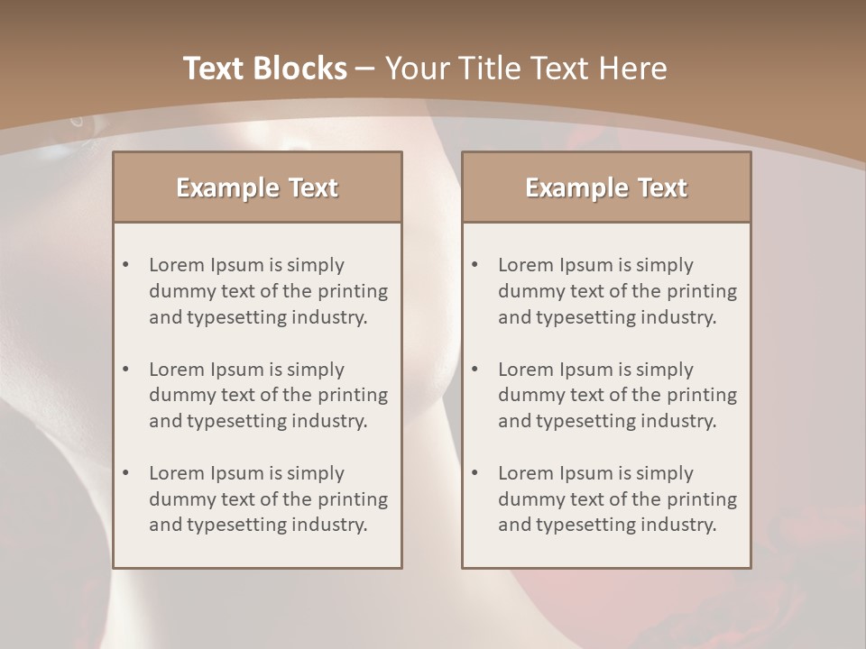 Fashion Dark Salon PowerPoint Template