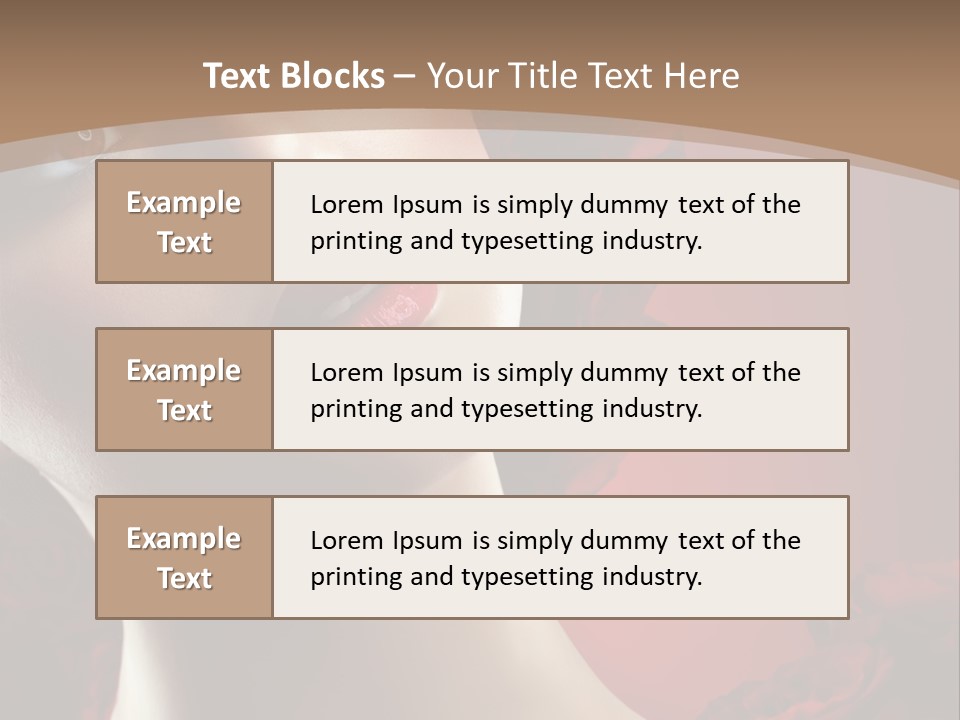 Fashion Dark Salon PowerPoint Template