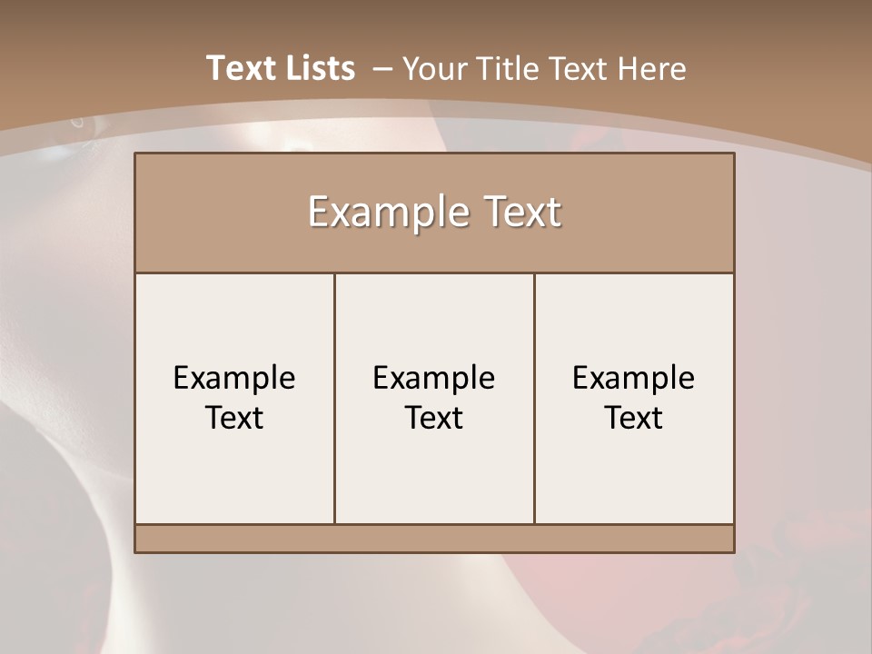 Fashion Dark Salon PowerPoint Template