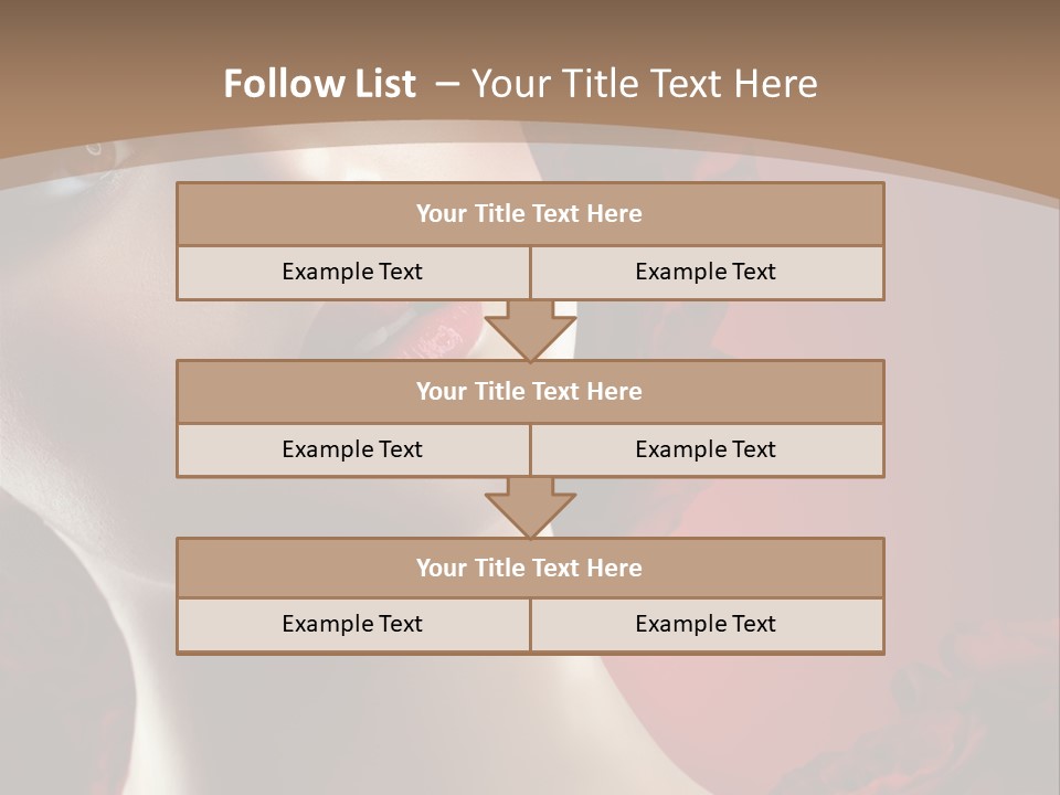 Fashion Dark Salon PowerPoint Template