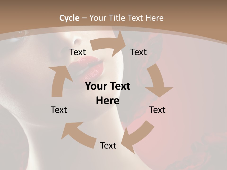 Fashion Dark Salon PowerPoint Template
