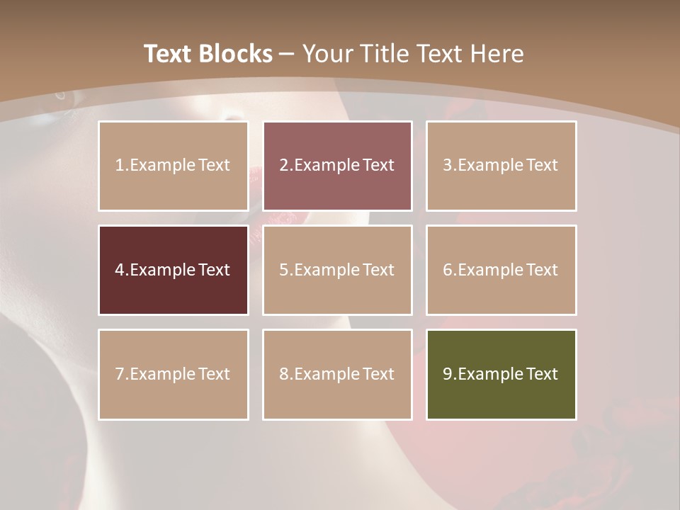 Fashion Dark Salon PowerPoint Template