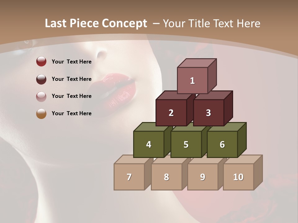 Fashion Dark Salon PowerPoint Template