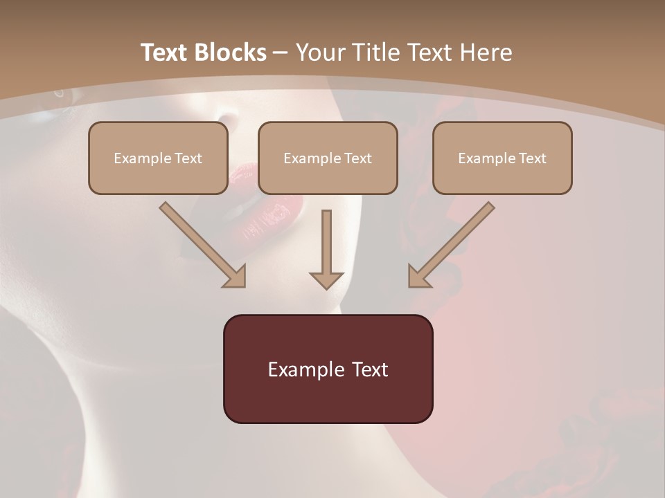 Fashion Dark Salon PowerPoint Template
