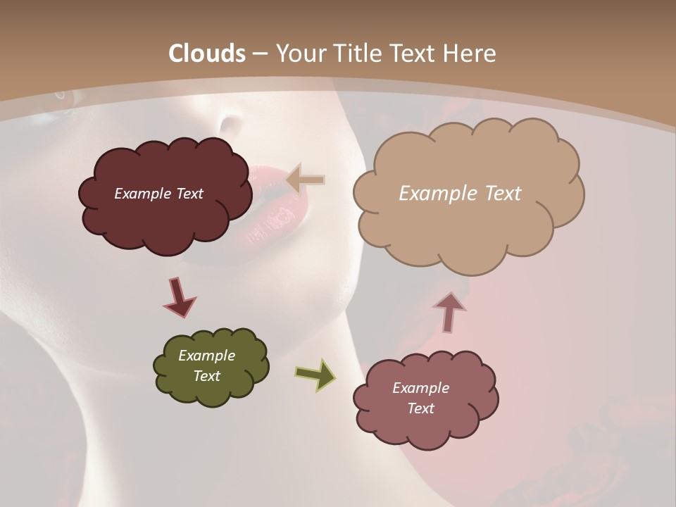 Fashion Dark Salon PowerPoint Template