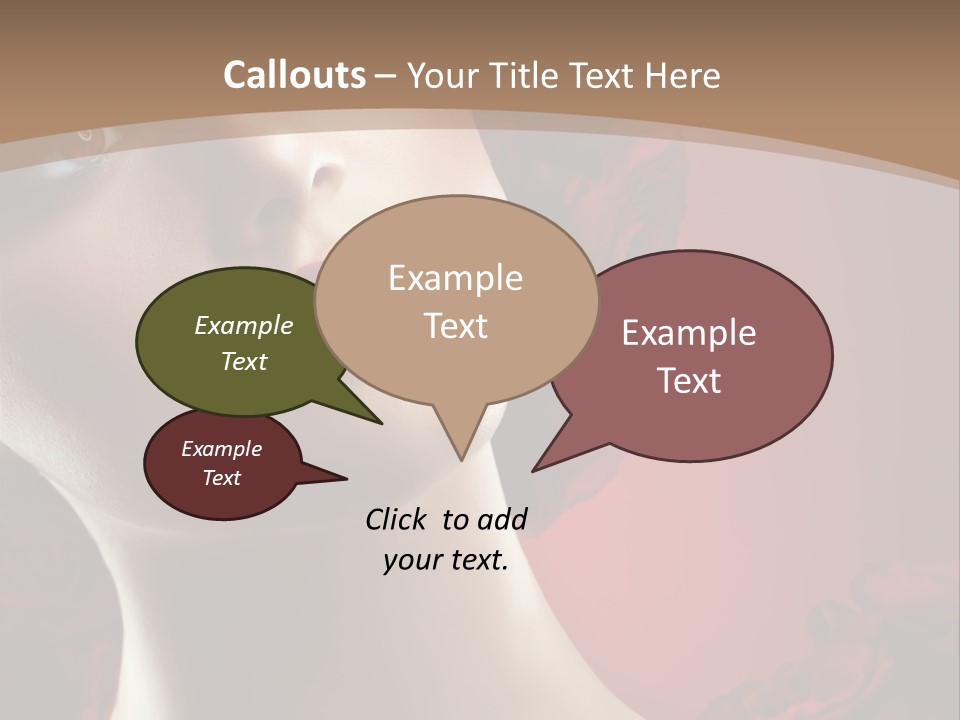 Fashion Dark Salon PowerPoint Template