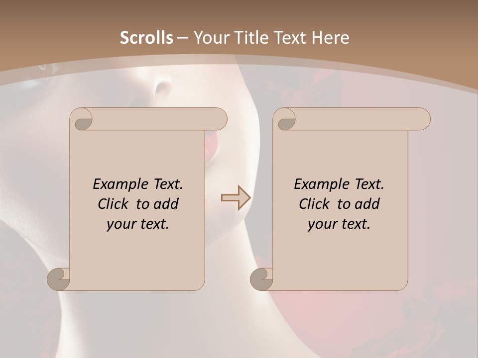 Fashion Dark Salon PowerPoint Template