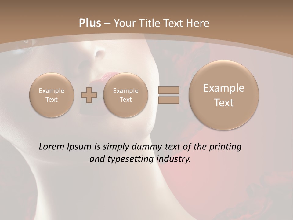 Fashion Dark Salon PowerPoint Template