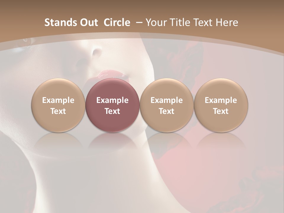 Fashion Dark Salon PowerPoint Template