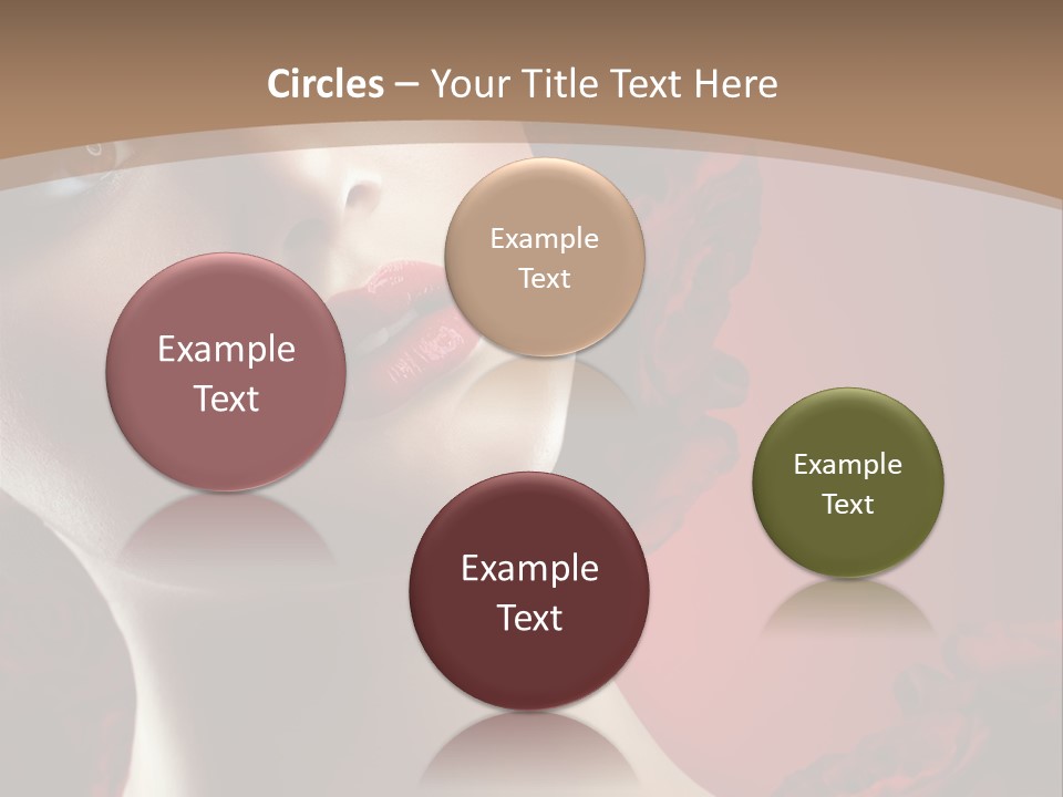 Fashion Dark Salon PowerPoint Template