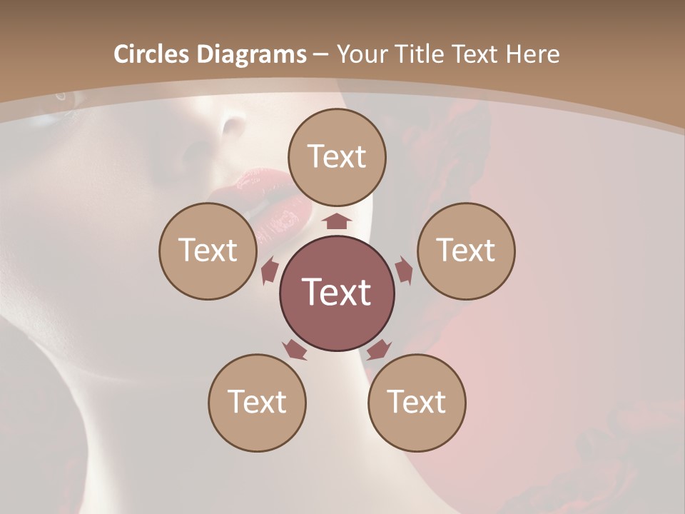 Fashion Dark Salon PowerPoint Template