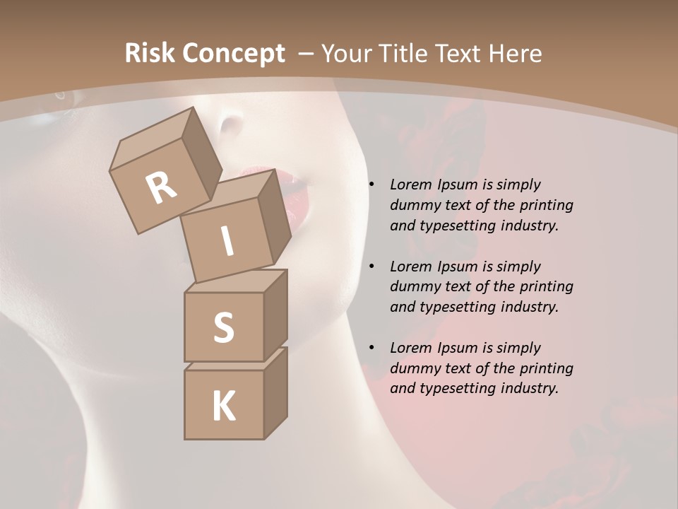 Fashion Dark Salon PowerPoint Template