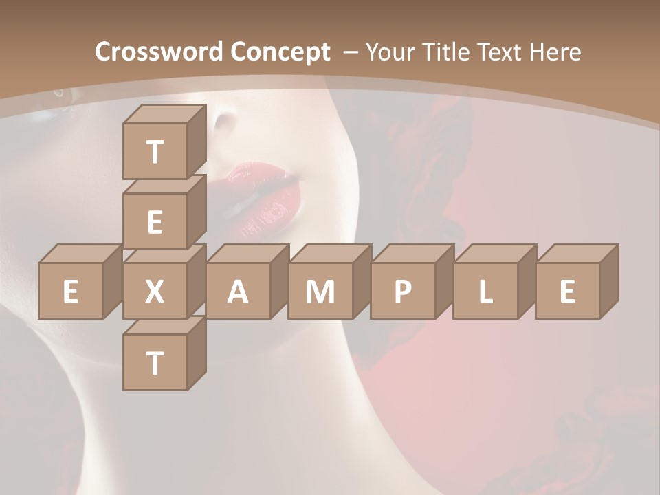 Fashion Dark Salon PowerPoint Template