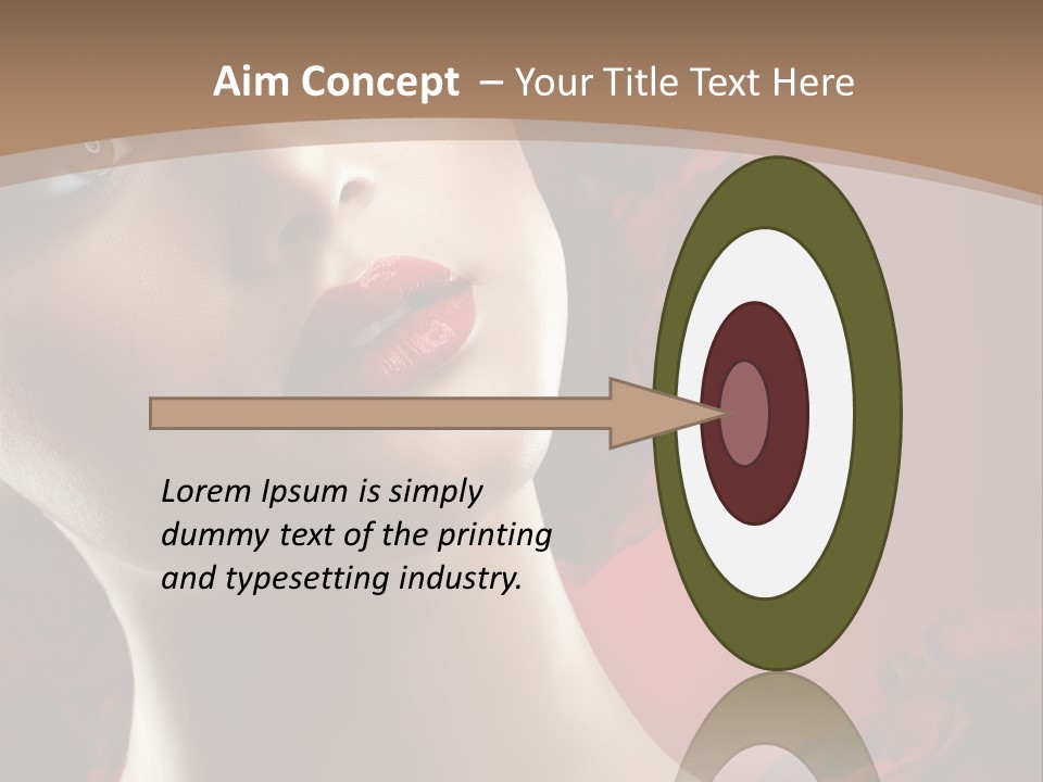 Fashion Dark Salon PowerPoint Template