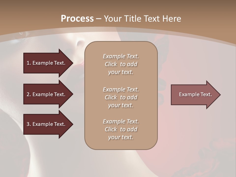 Fashion Dark Salon PowerPoint Template