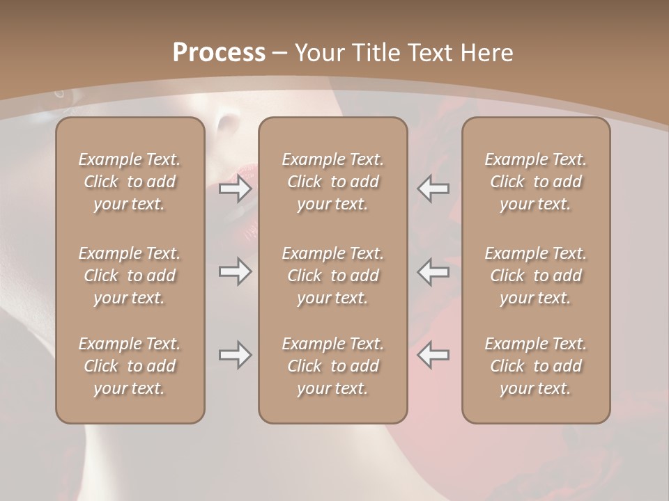 Fashion Dark Salon PowerPoint Template
