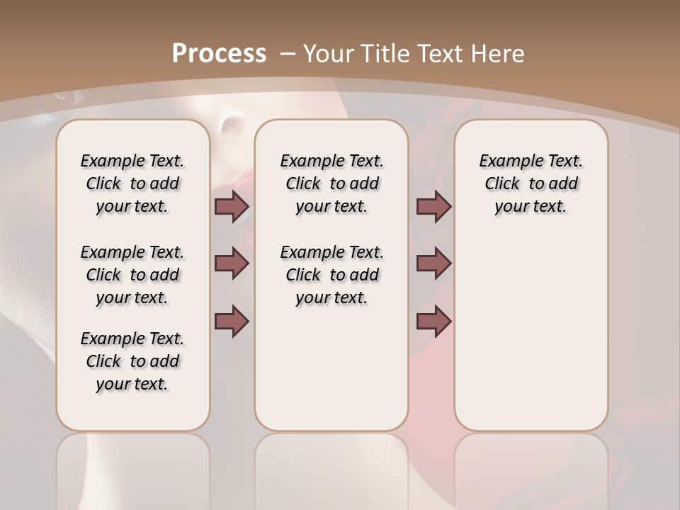 Fashion Dark Salon PowerPoint Template