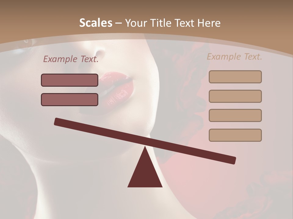 Fashion Dark Salon PowerPoint Template