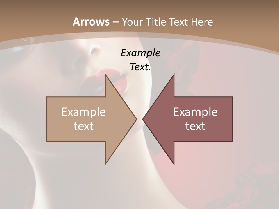 Fashion Dark Salon PowerPoint Template