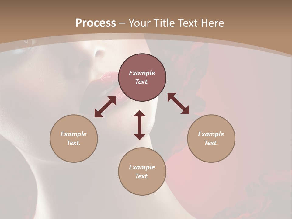 Fashion Dark Salon PowerPoint Template