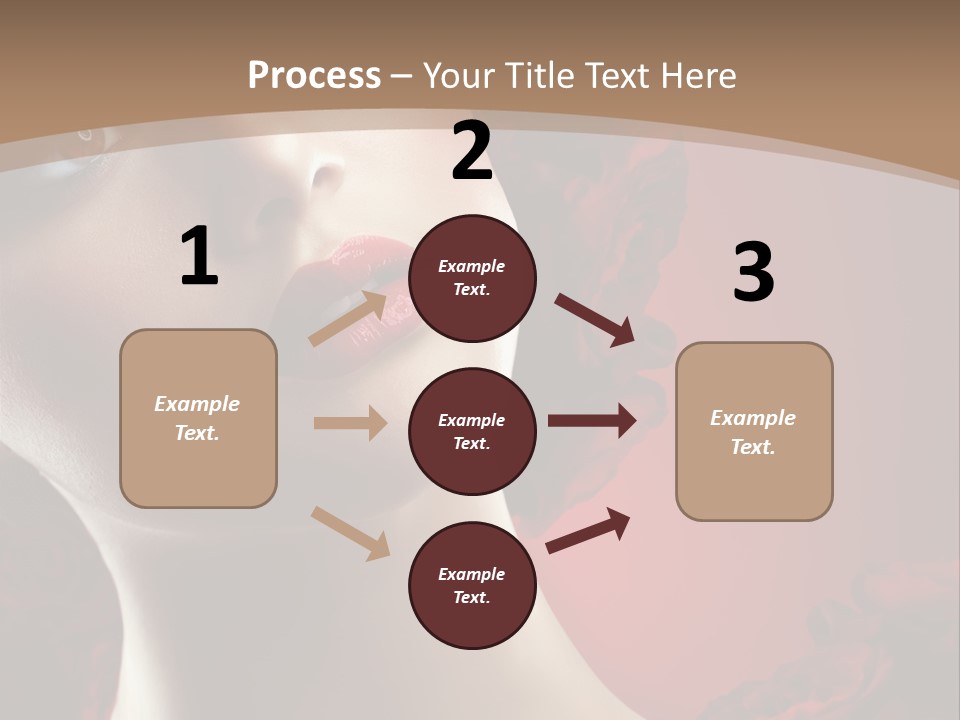 Fashion Dark Salon PowerPoint Template