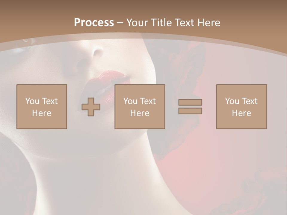 Fashion Dark Salon PowerPoint Template