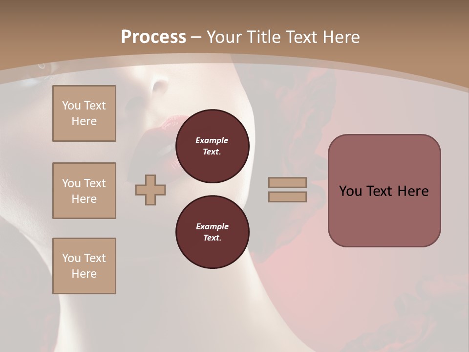 Fashion Dark Salon PowerPoint Template