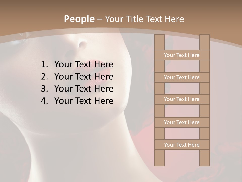 Fashion Dark Salon PowerPoint Template