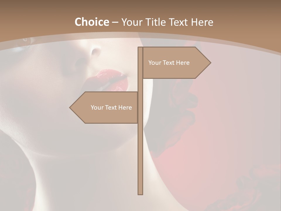 Fashion Dark Salon PowerPoint Template